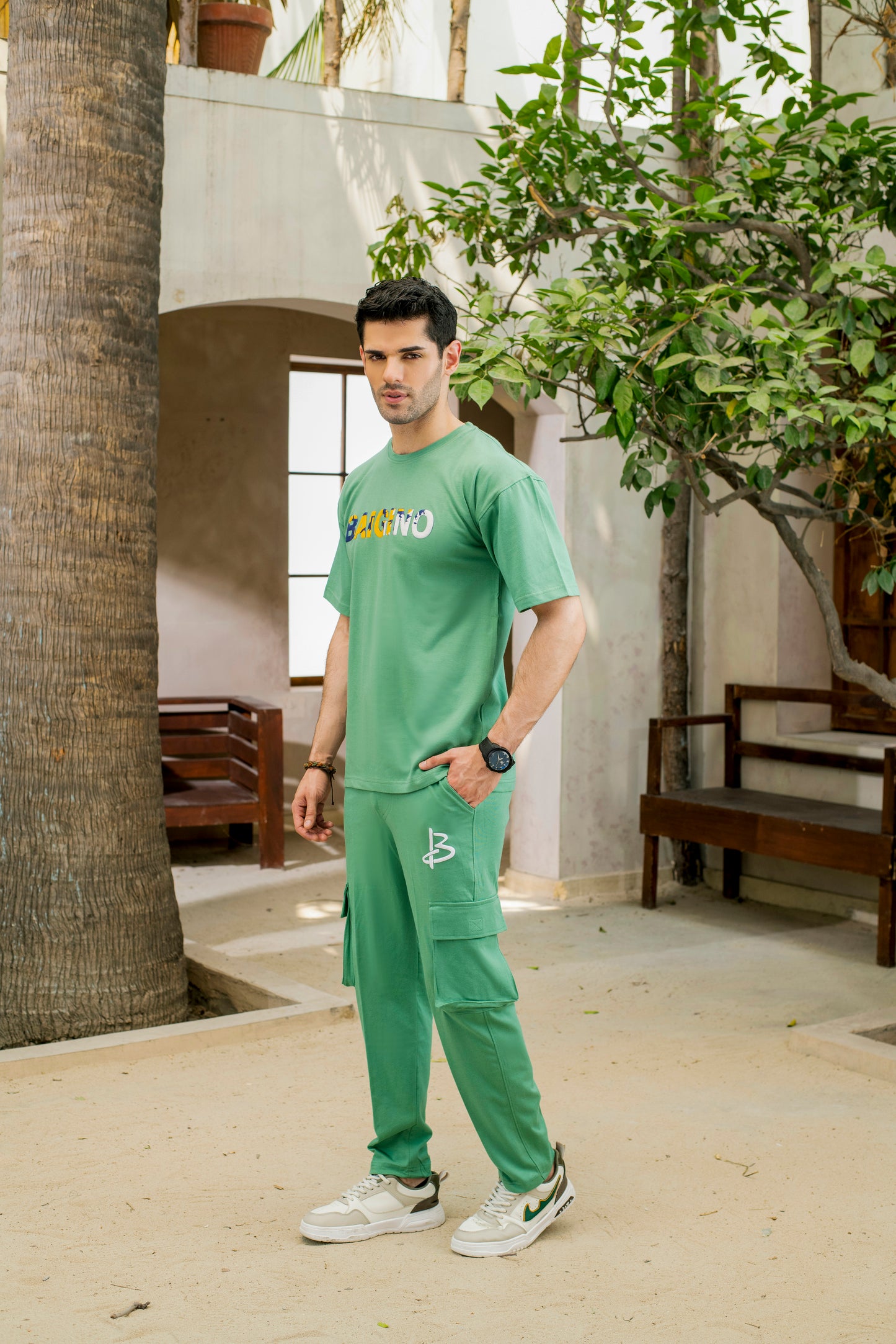 Deep Grass Green, 100% Cotton Co-ord Set
