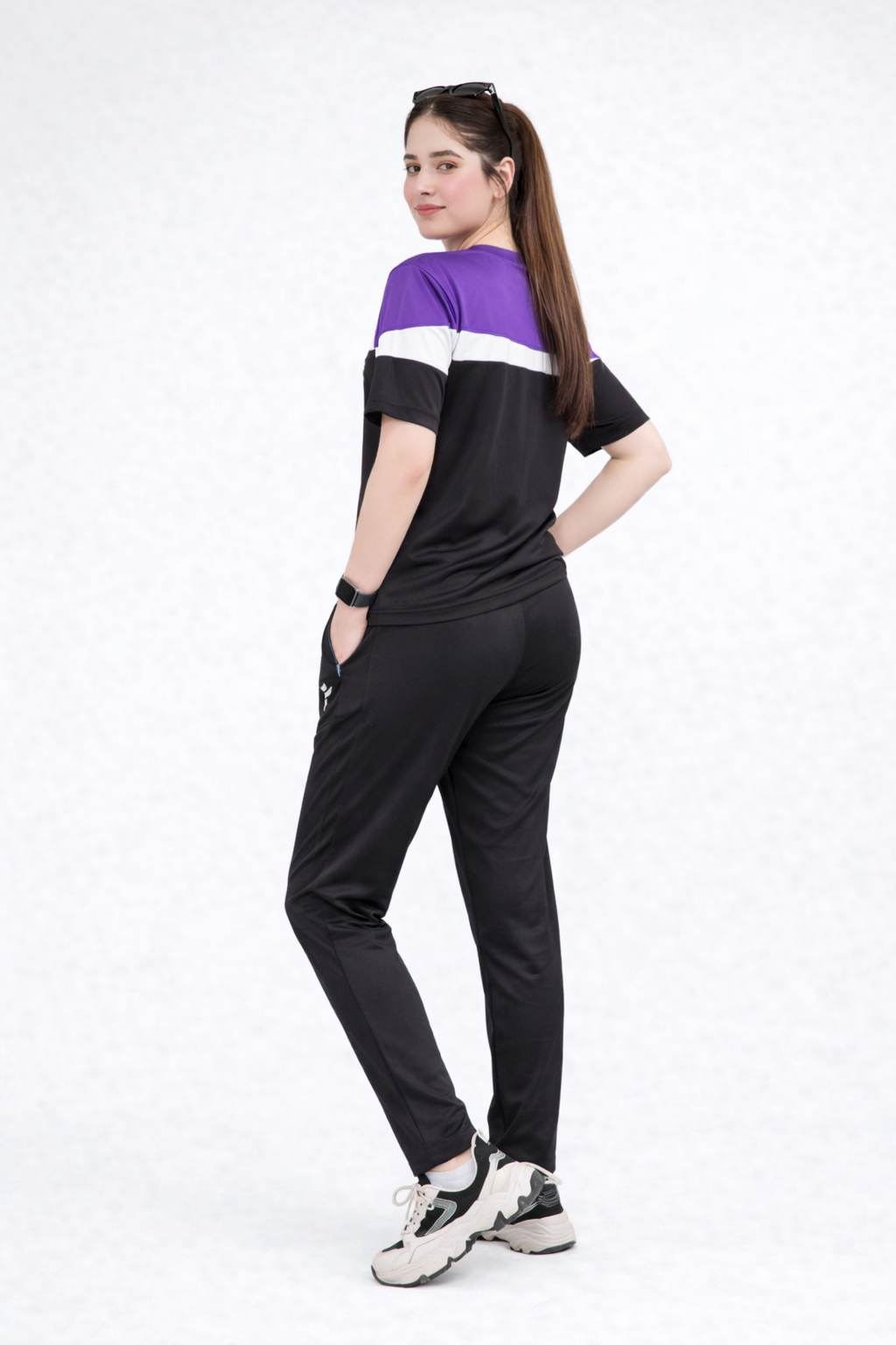 KF Purple White & Black Dri-Fit Tracksuit - F