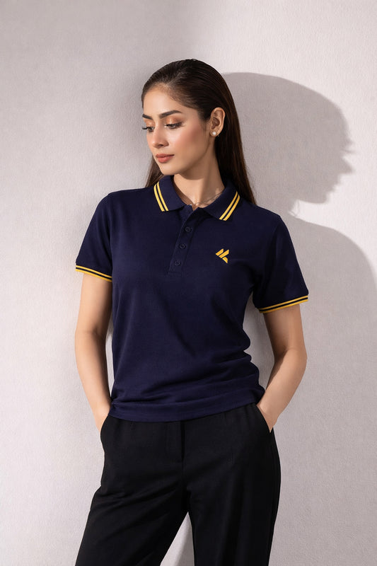KF Navy Blue Polo Shirt - F