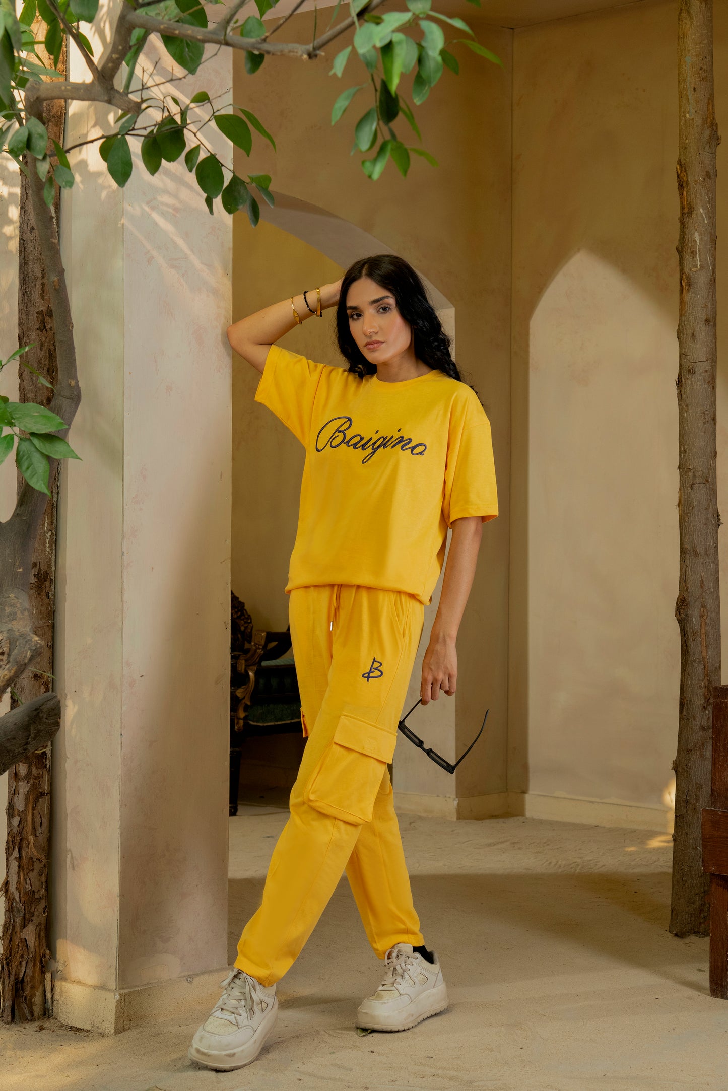 Marigold, Pure Cotton Co-ord Set - F