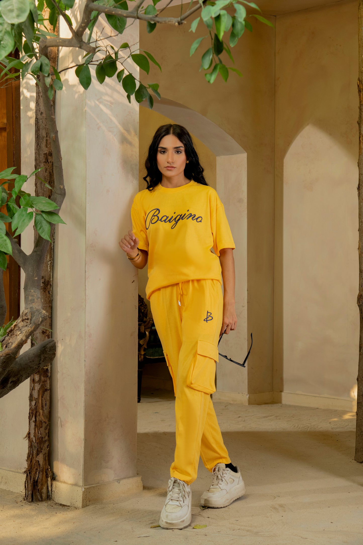Marigold, Pure Cotton Co-ord Set - F