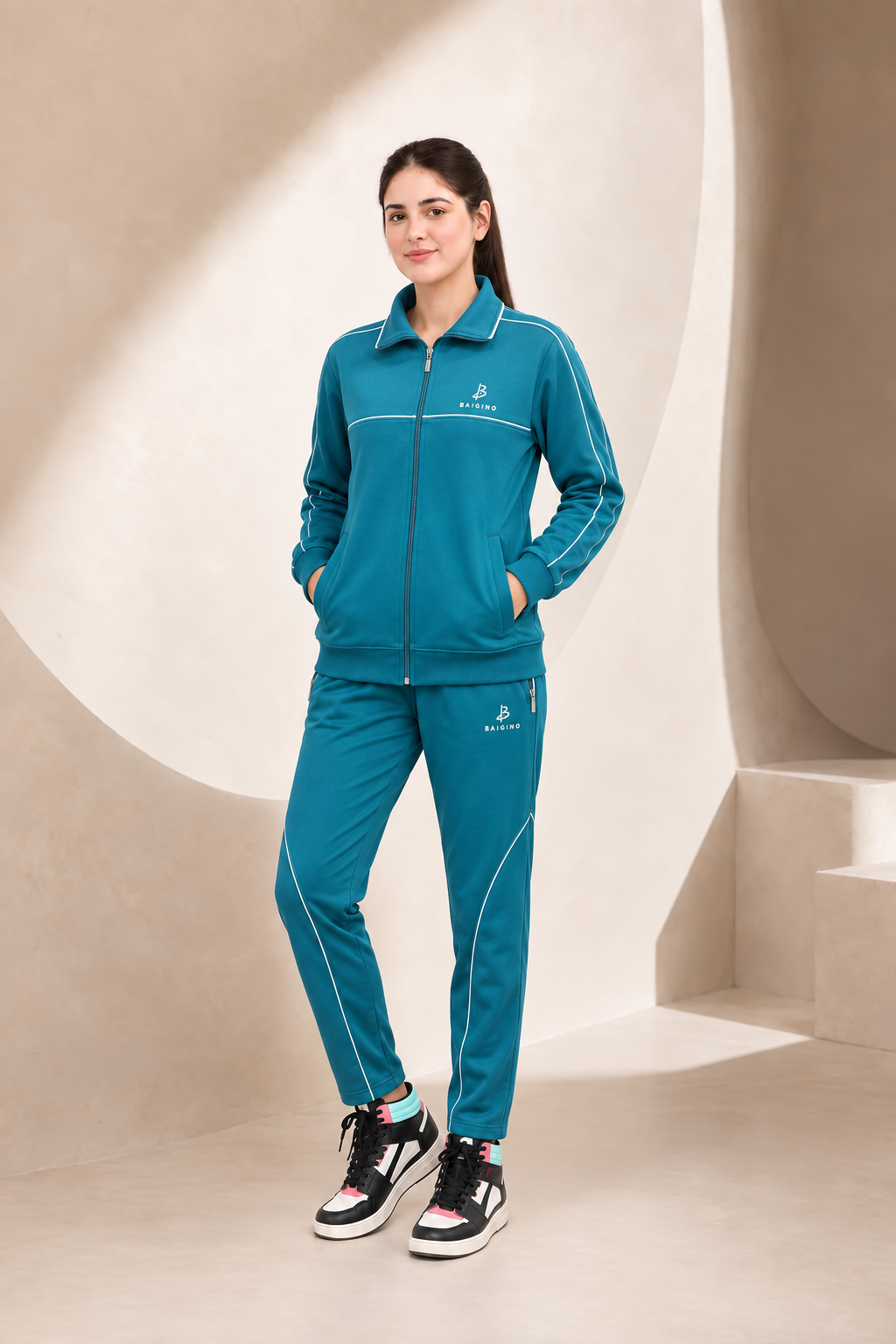 Lake Blue Tracksuit - Exclusive - F