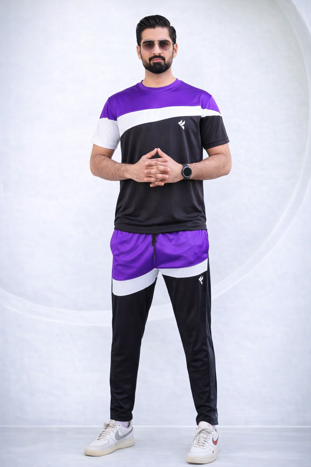 KF Purple White & Black Dri-Fit Tracksuit