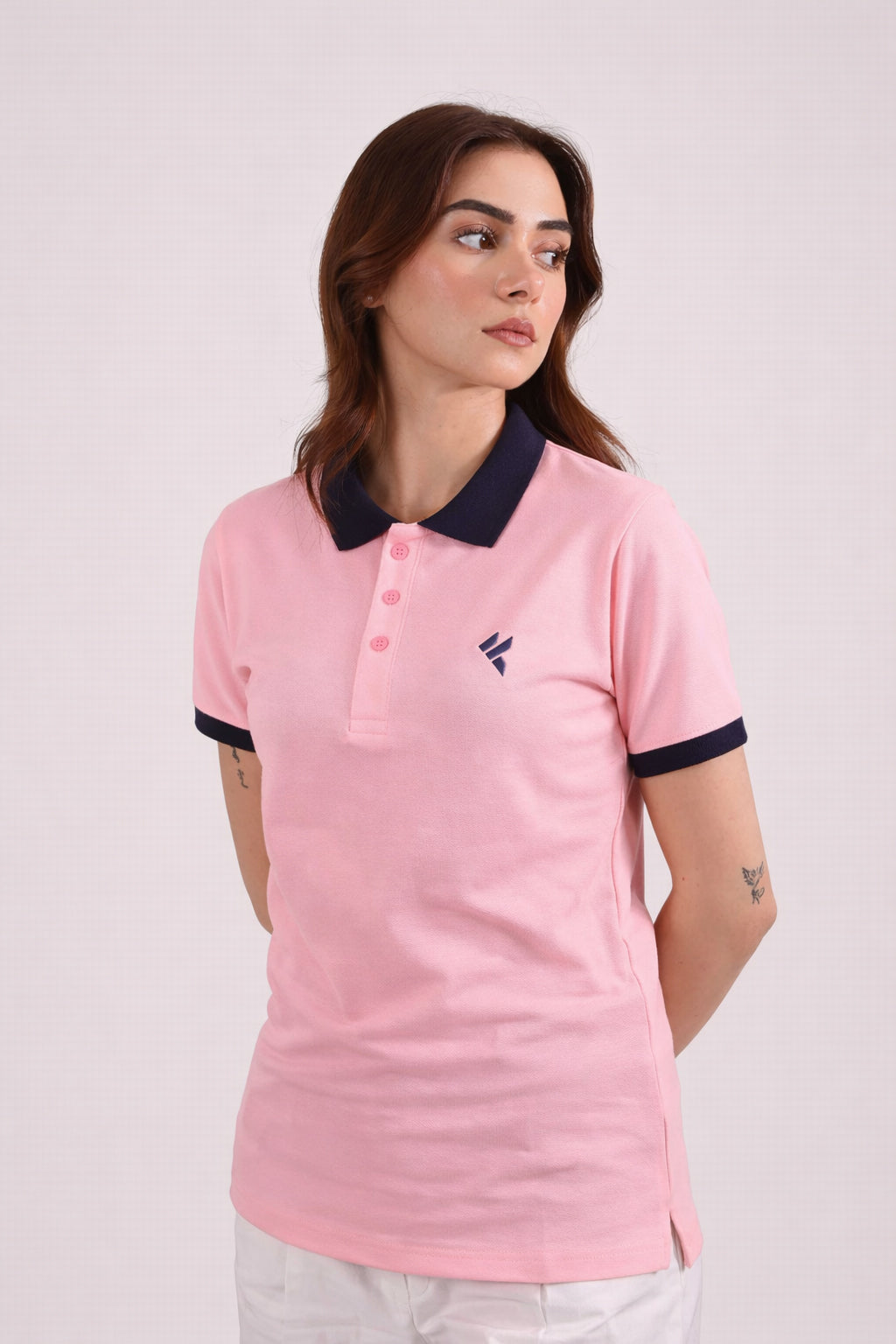 KF Light Pink Polo Shirt - F