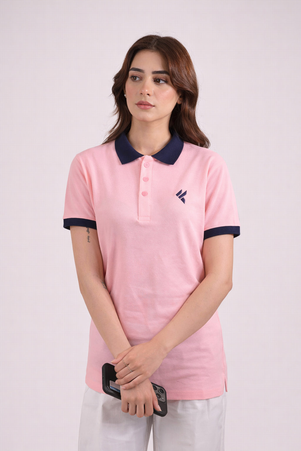 KF Light Pink Polo Shirt - F
