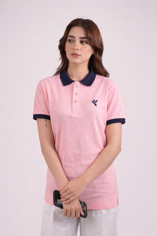 KF Light Pink Polo Shirt - F