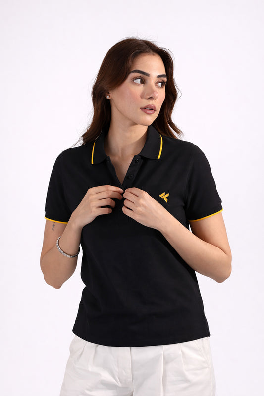KF Black Polo Shirt - F